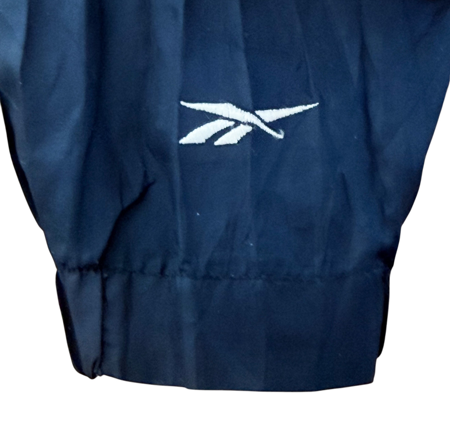 Vintage Kids Reebok Hooded Quarter Zip Windbreaker Jacket, 7–8 Years