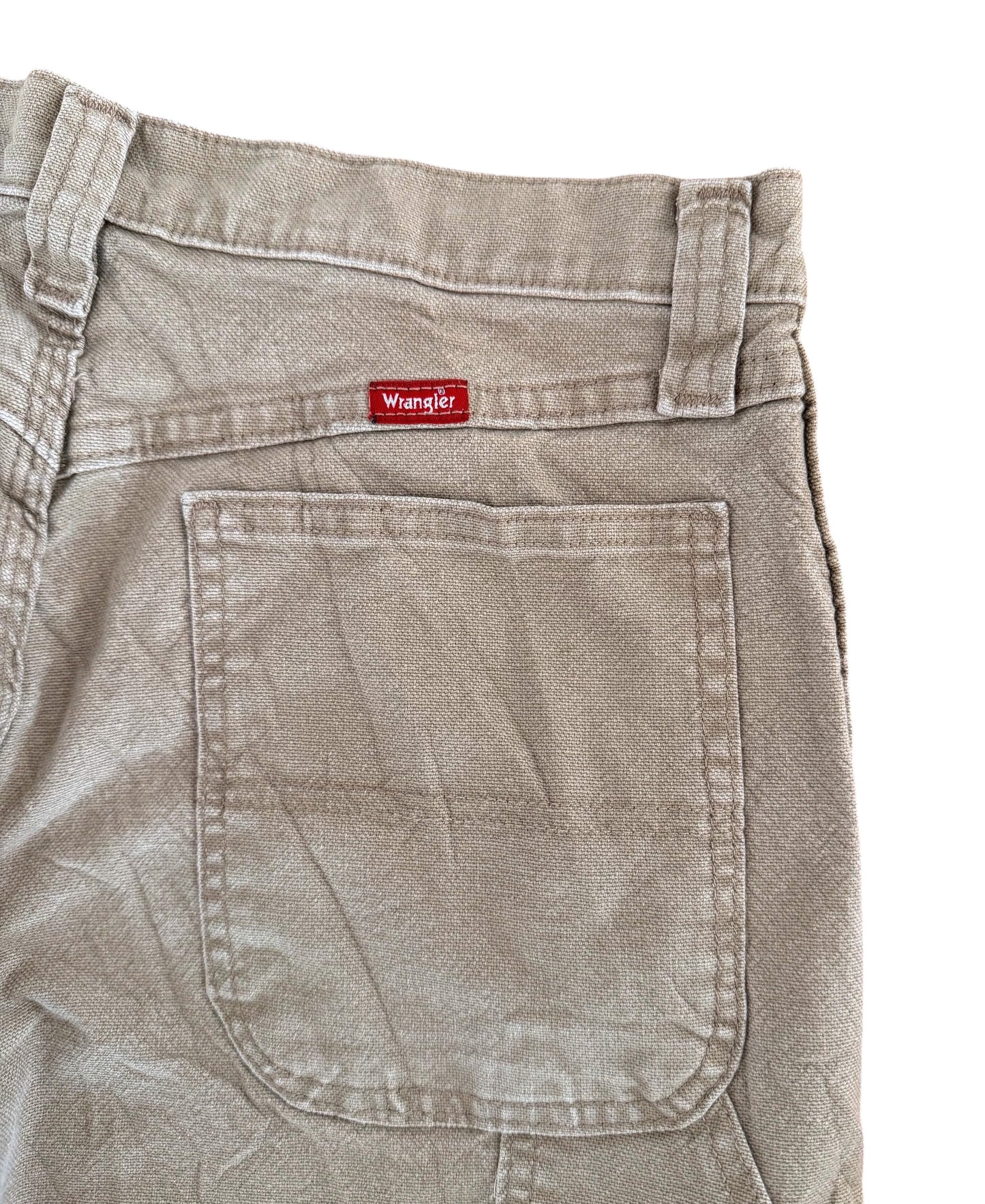 Wrangler Carpenter Beige Work Pants, 30W 30L