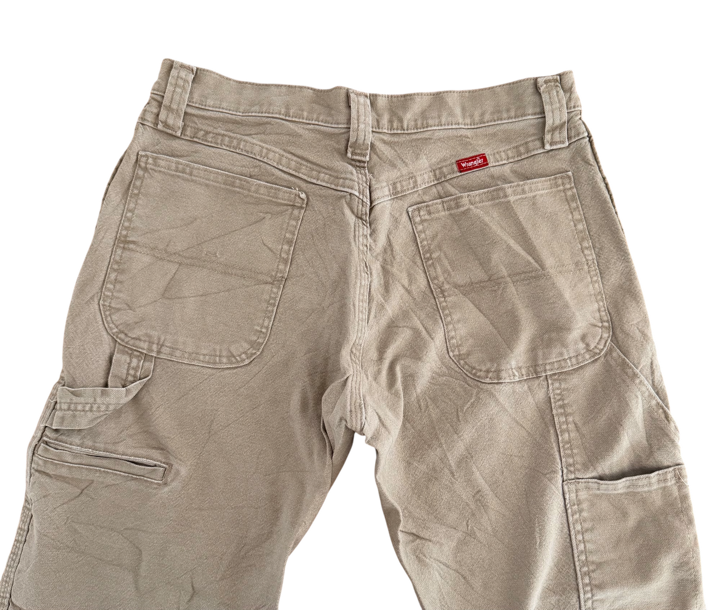 Wrangler Carpenter Beige Work Pants, 30W 30L