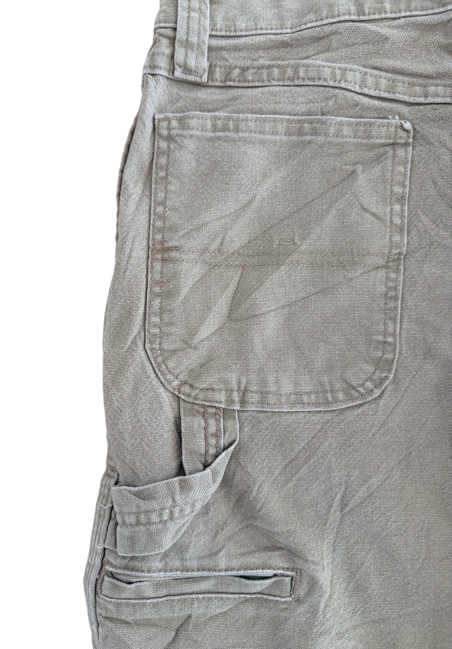 Wrangler Carpenter Beige Work Pants, 30W 30L