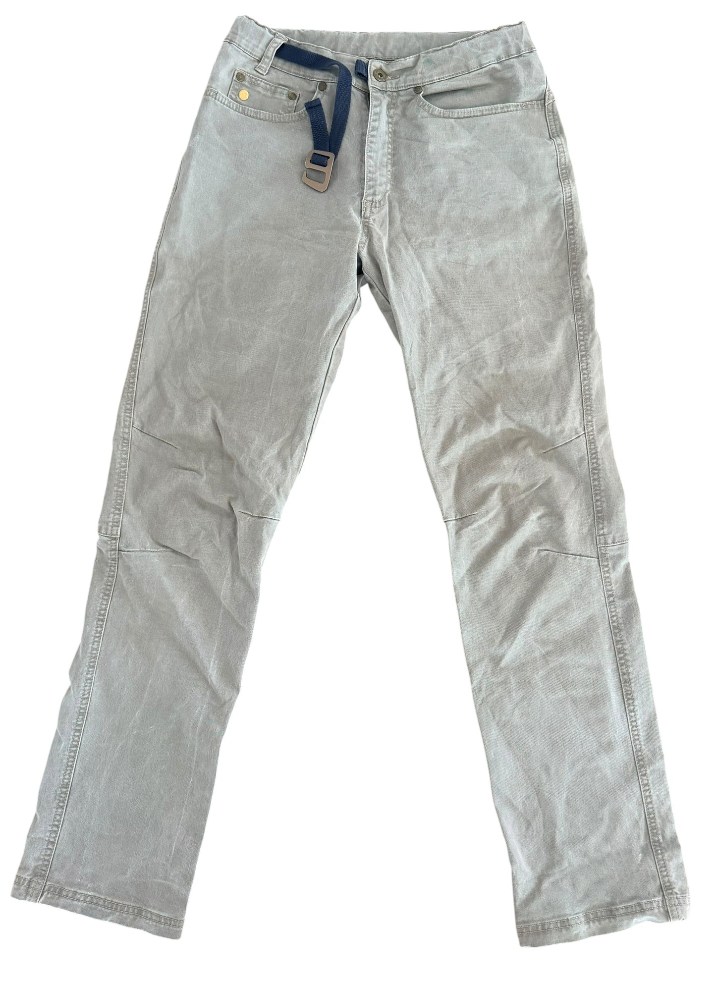 Moon Climbing Workwear Pants with Integrated Belt, 30W 32L