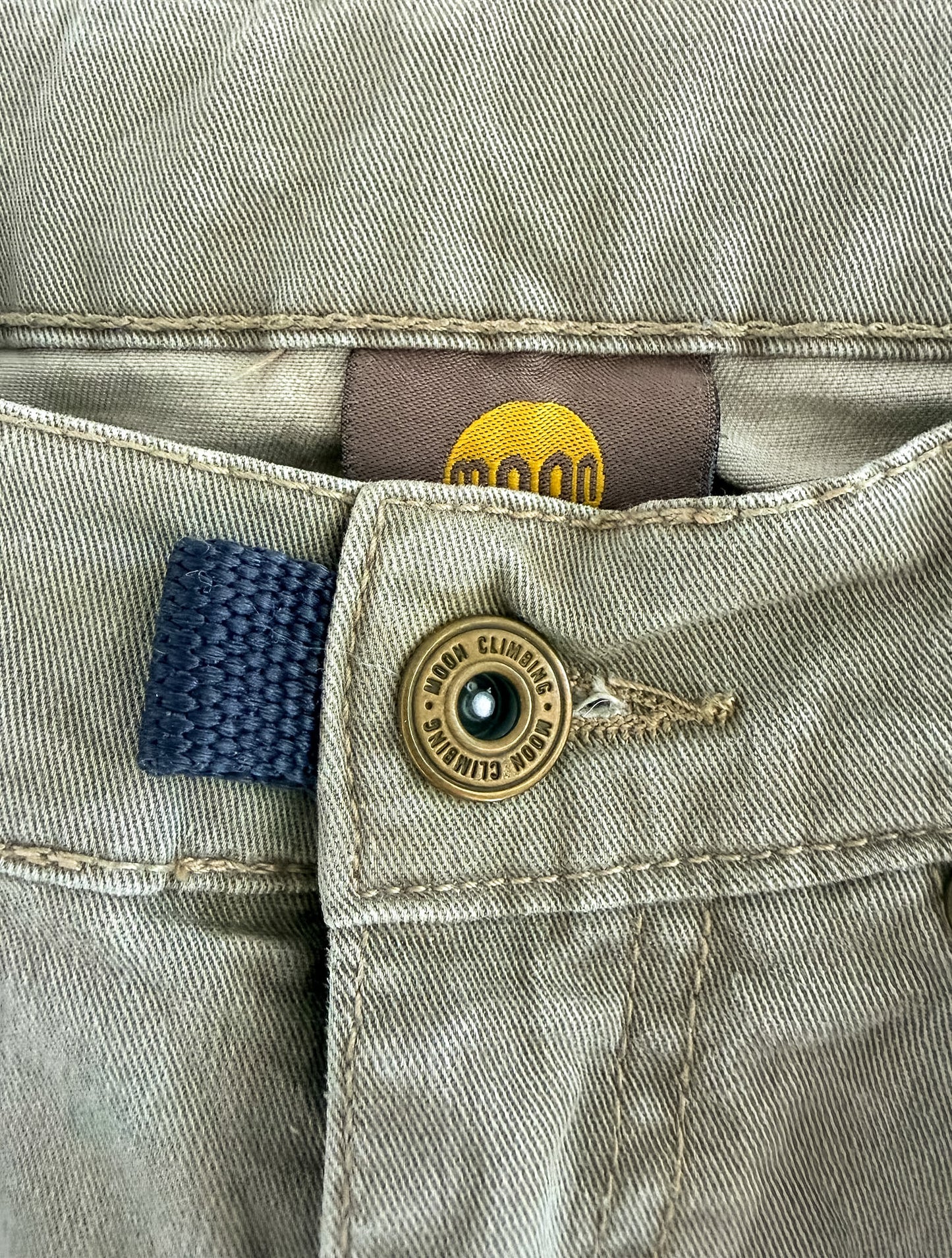 Moon Climbing Workwear Pants with Integrated Belt, 30W 32L