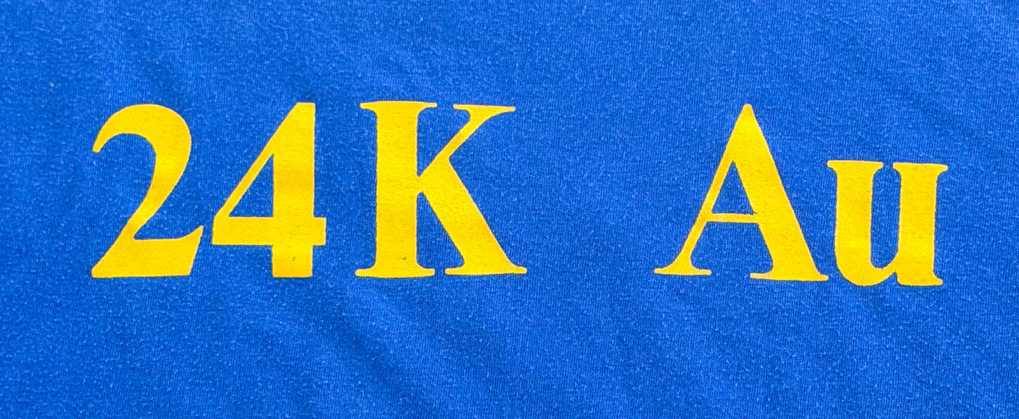 Vintage 1986 24K Au Gold Fields Mining Made In USA T-Shirt, Large