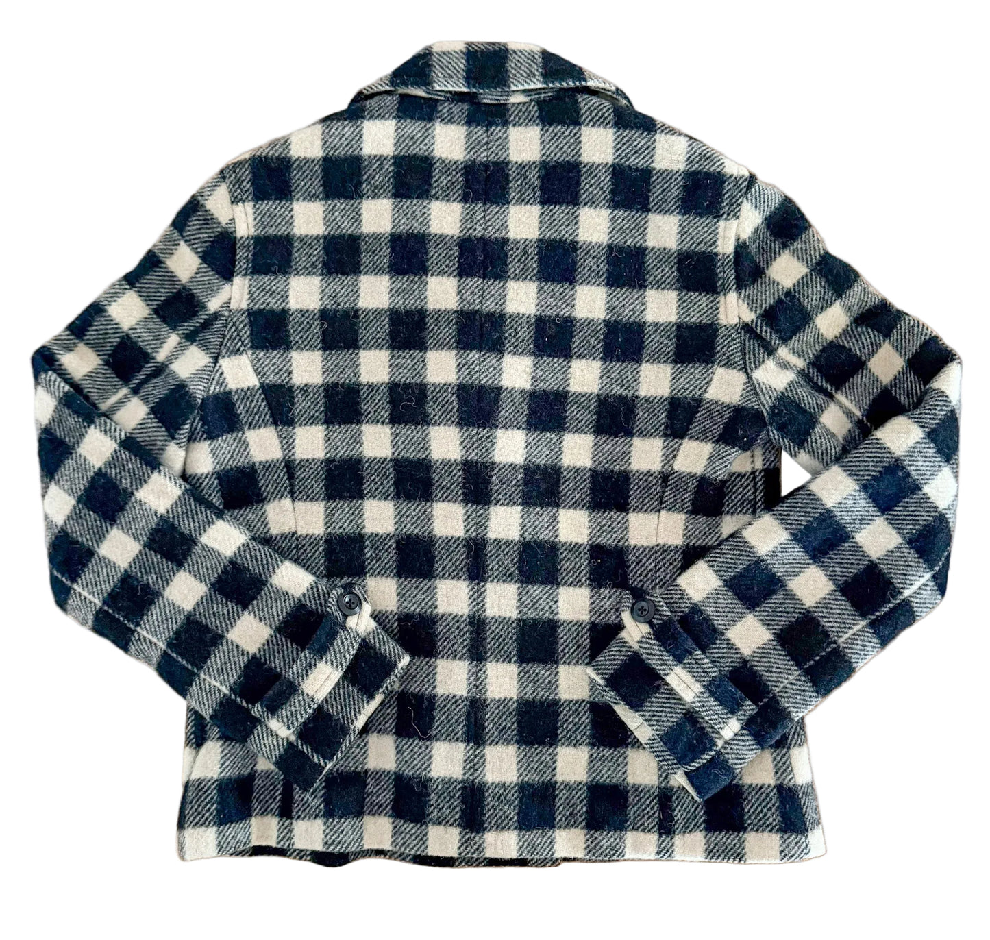 Vintage 90s Polo Sport Ralph Lauren Sportswoman Plaid Wool Check Jacket Small