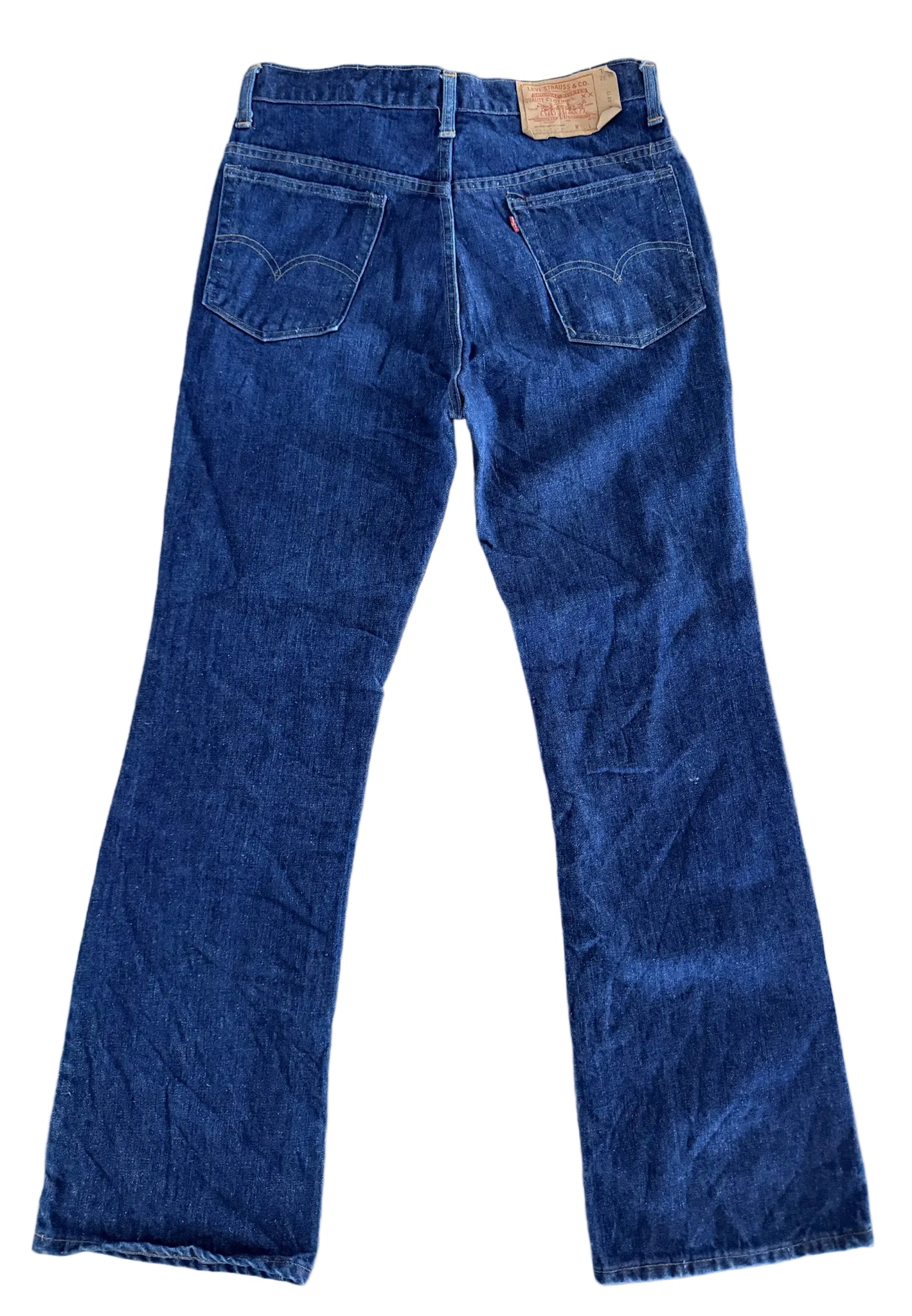 Vintage 1976 Original Levis 517 USA Made Bootcut 15 Stud Code Denim Pants W34 L32