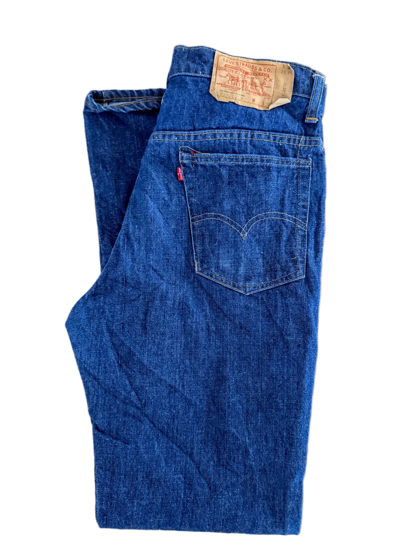 Vintage 1976 Original Levis 517 USA Made Bootcut 15 Stud Code Denim Pants W34 L32