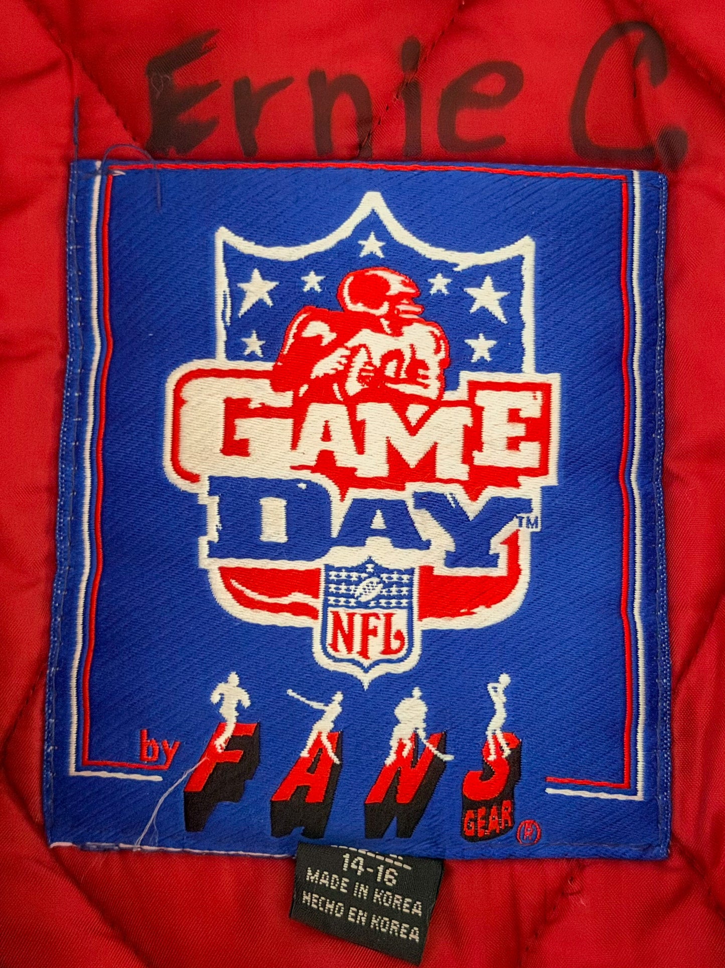 Vintage 1990s San Francisco 49ers Puffer NFL Game Day Hooded Puffer Jacket Adult Small