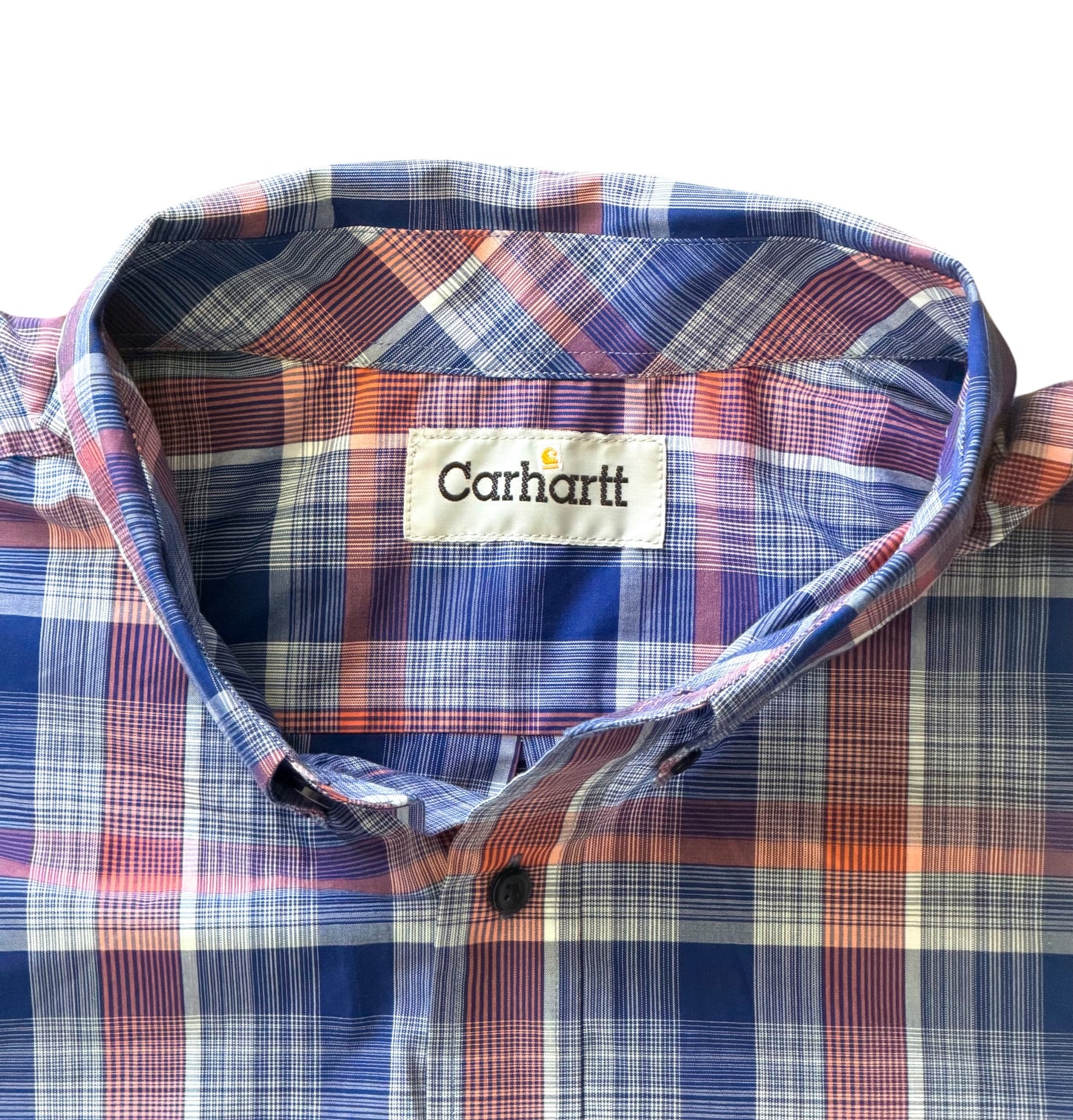 Carhartt Reworked Plaid Box Fit Shirt, Medium