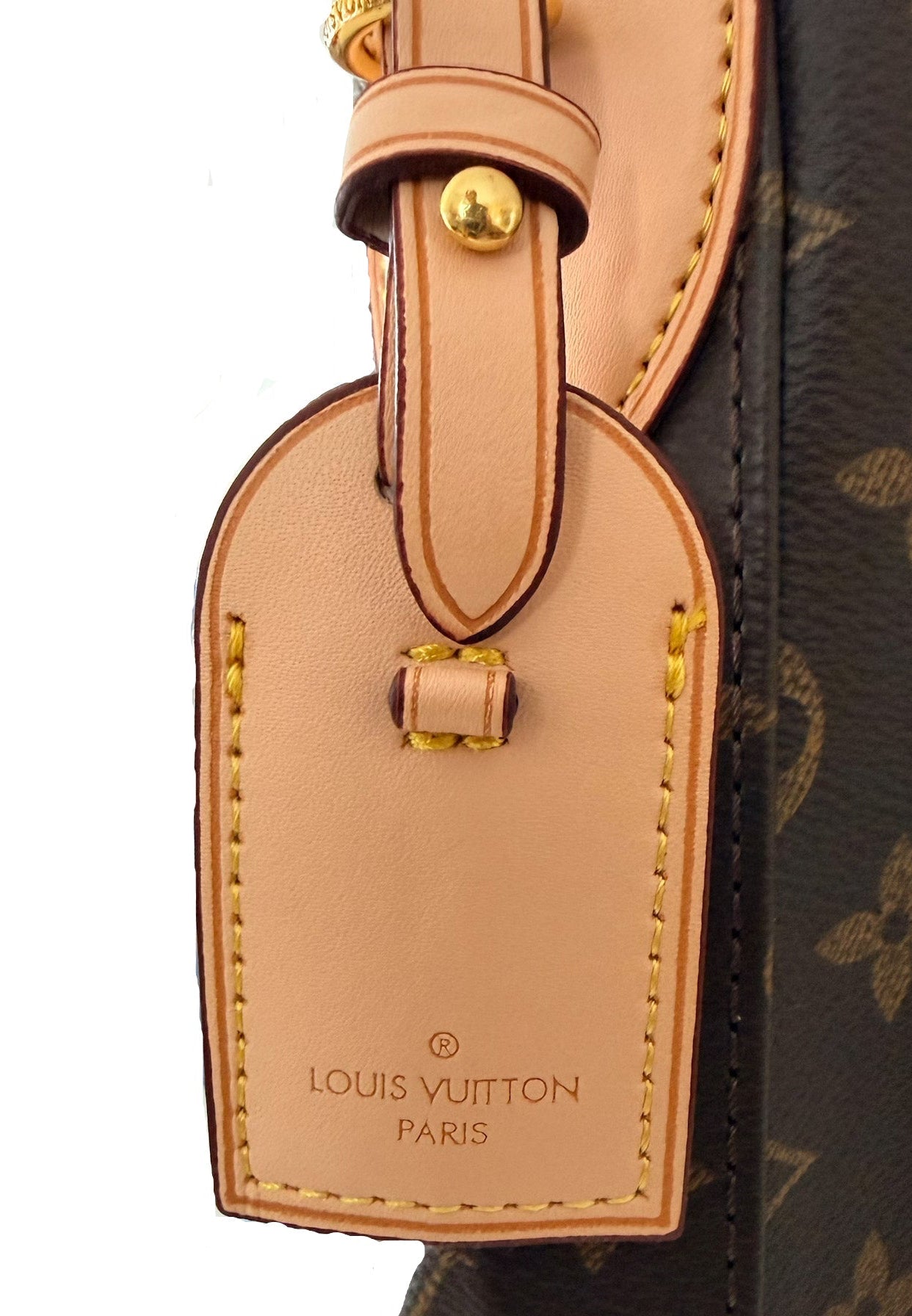 Vintage Louis Vuitton Monogram Canvas Red Interior Made in France Hobo Shoulder Bag