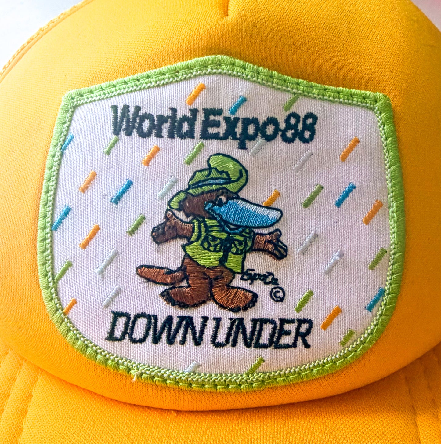 World Expo 88 Down Under Snapback Trucker Cap