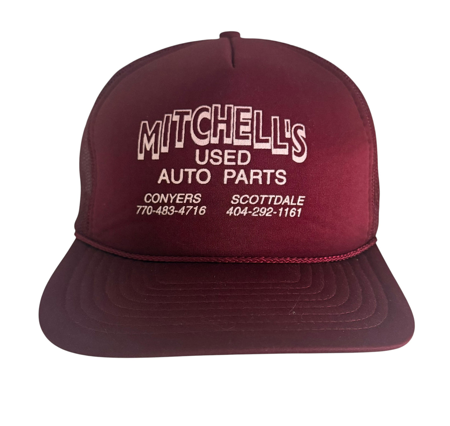 Vintage Mitchell's Used Auto Parts American Workwear Trucker Cap
