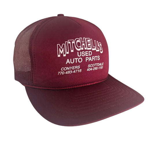 Vintage Mitchell's Used Auto Parts American Workwear Trucker Cap