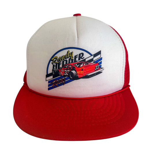 Vintage Randy Hedger Racing Mesh Trucker Cap