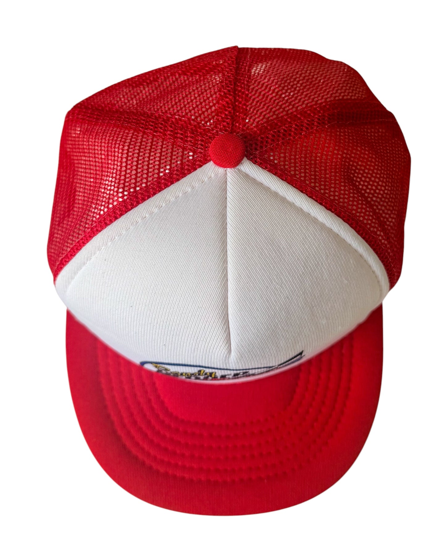 Vintage Randy Hedger Racing Mesh Trucker Cap