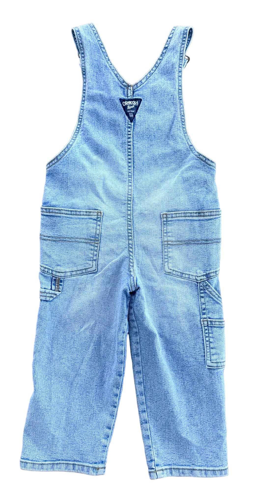 Vintage Kids OshKosh B'Gosh Vestbak Denim Overalls Size 3 Years
