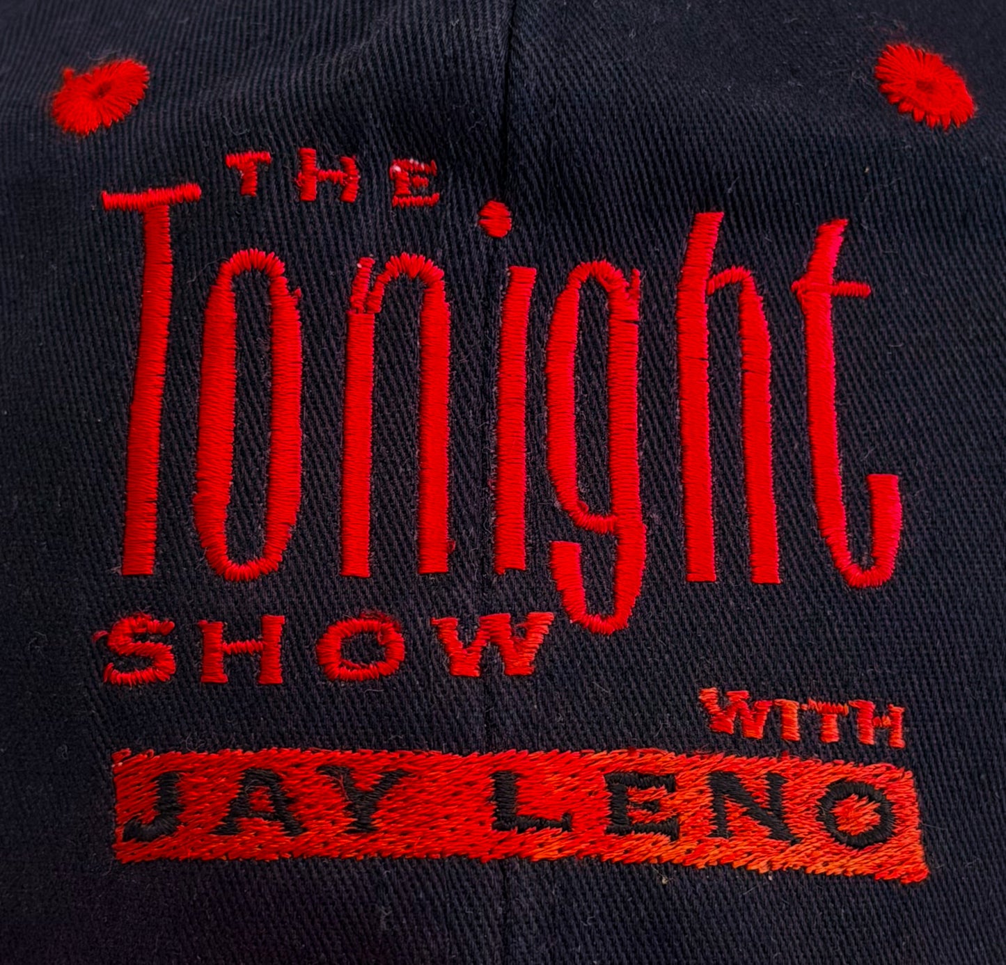 Vintage The Tonight Show with Jay Leno Snapback Cap