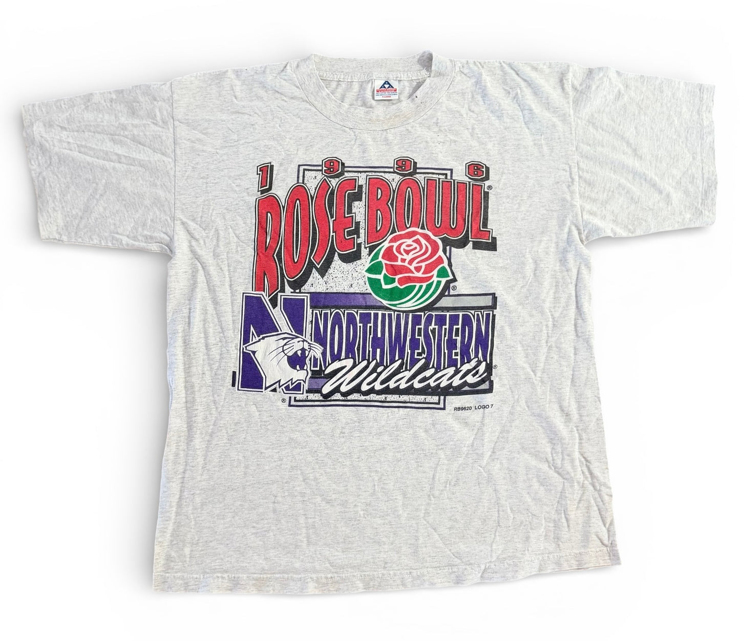 Vintage 1996 Rose Bowl Northwestern Wildcats T-Shirt XL