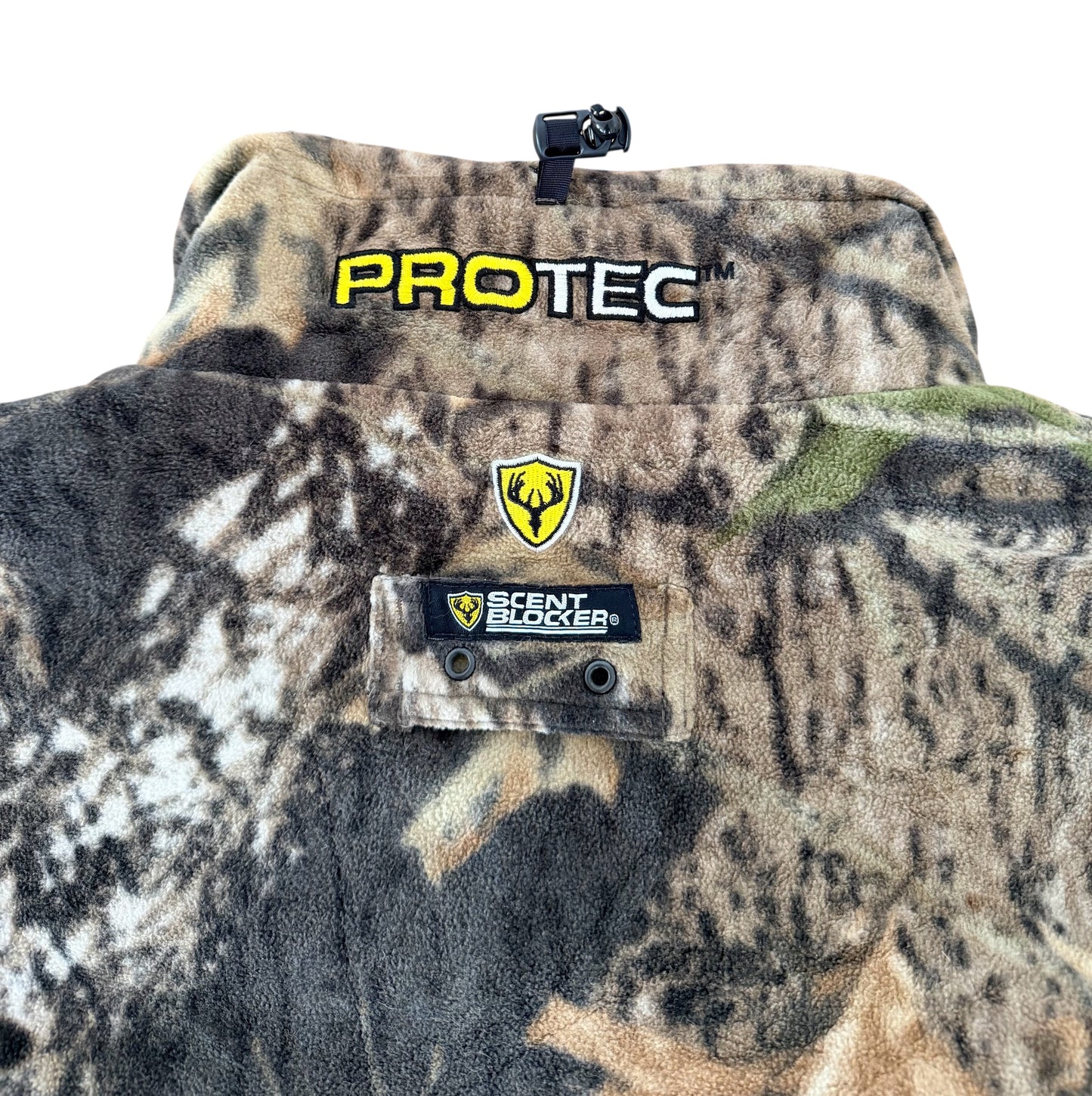 Scent Blocker RealTree Camouflage Quarter Zip Fleece Jacket – 2XL