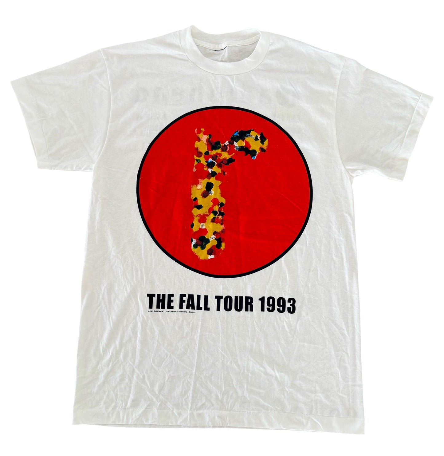 Radiohead Fall Tour Dates Graphic T-Shirt Band Tee XL