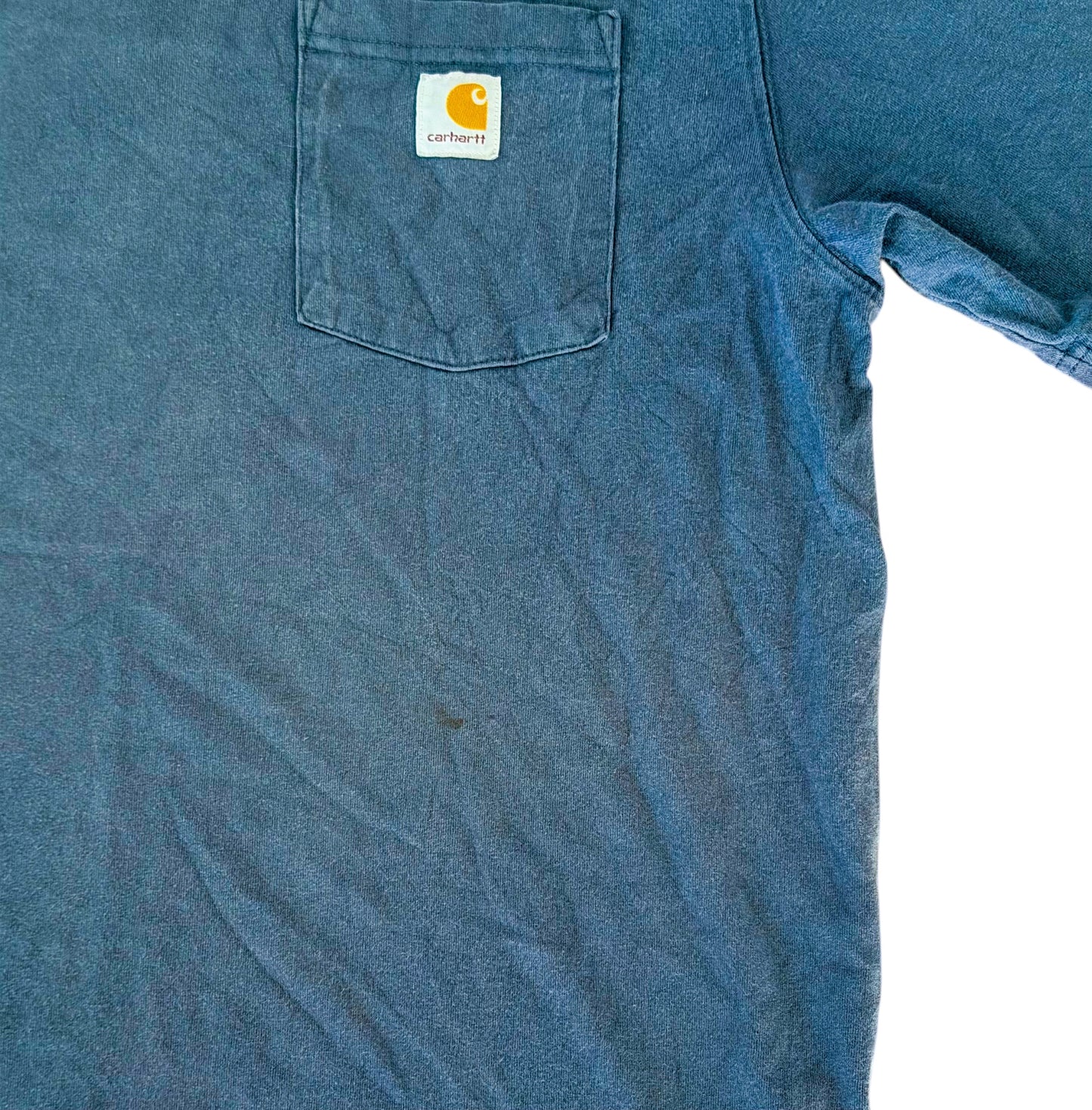 Vintage Carhartt Front Pocket Slate Grey T-Shirt Large