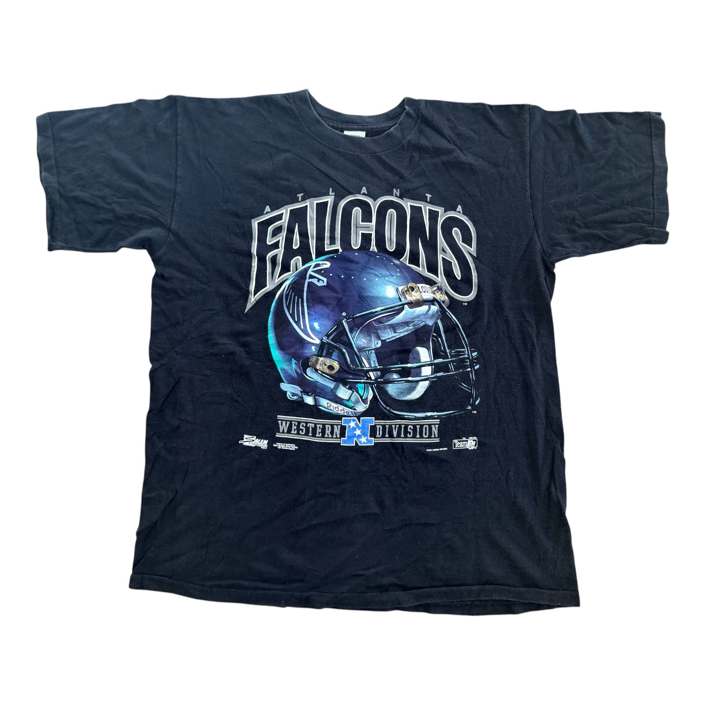 Vintage 1992 Atlanta Falcons Single Stitch Salem Sportswear T-Shirt XL