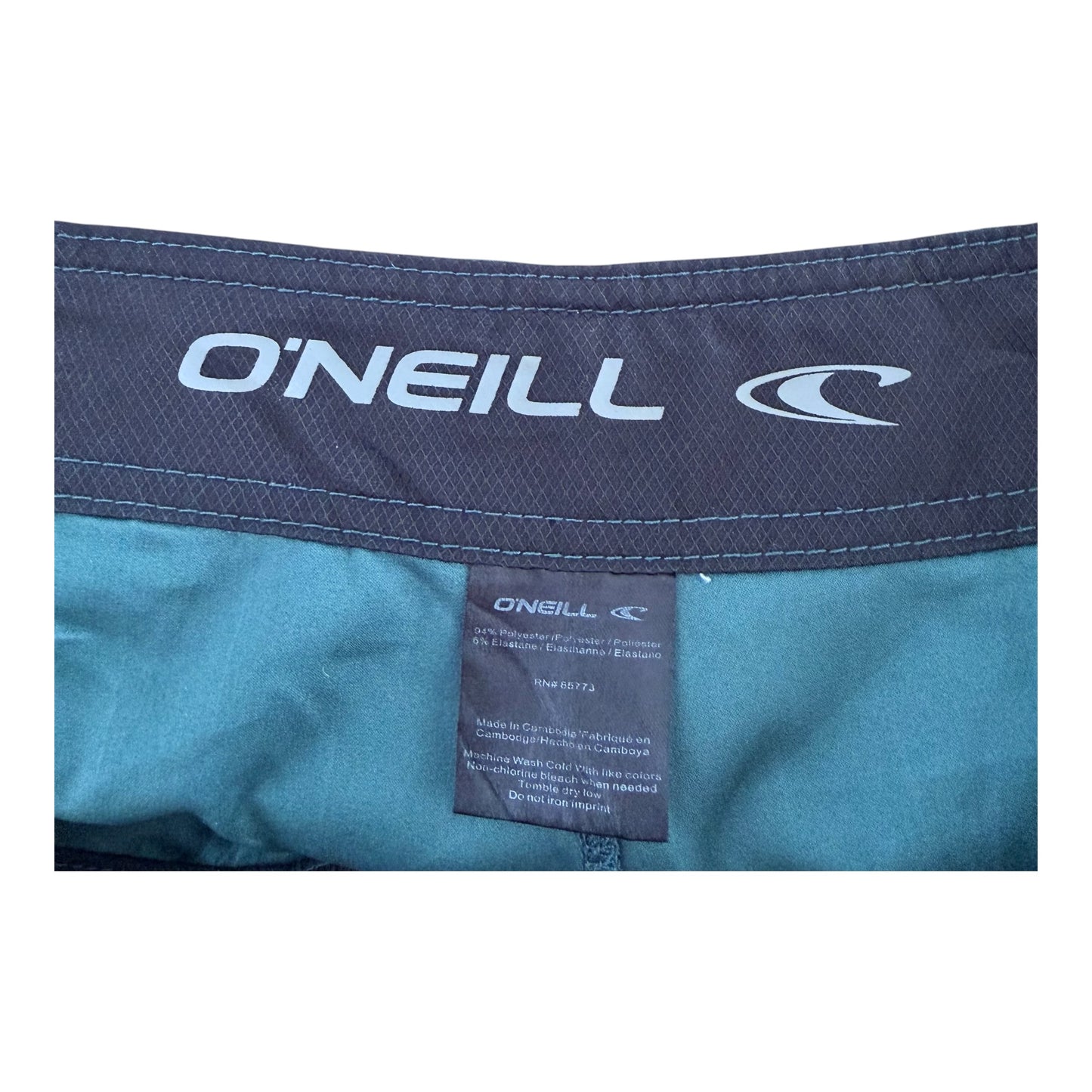 Vintage 2000s O’Neill Green Board Shorts 32"