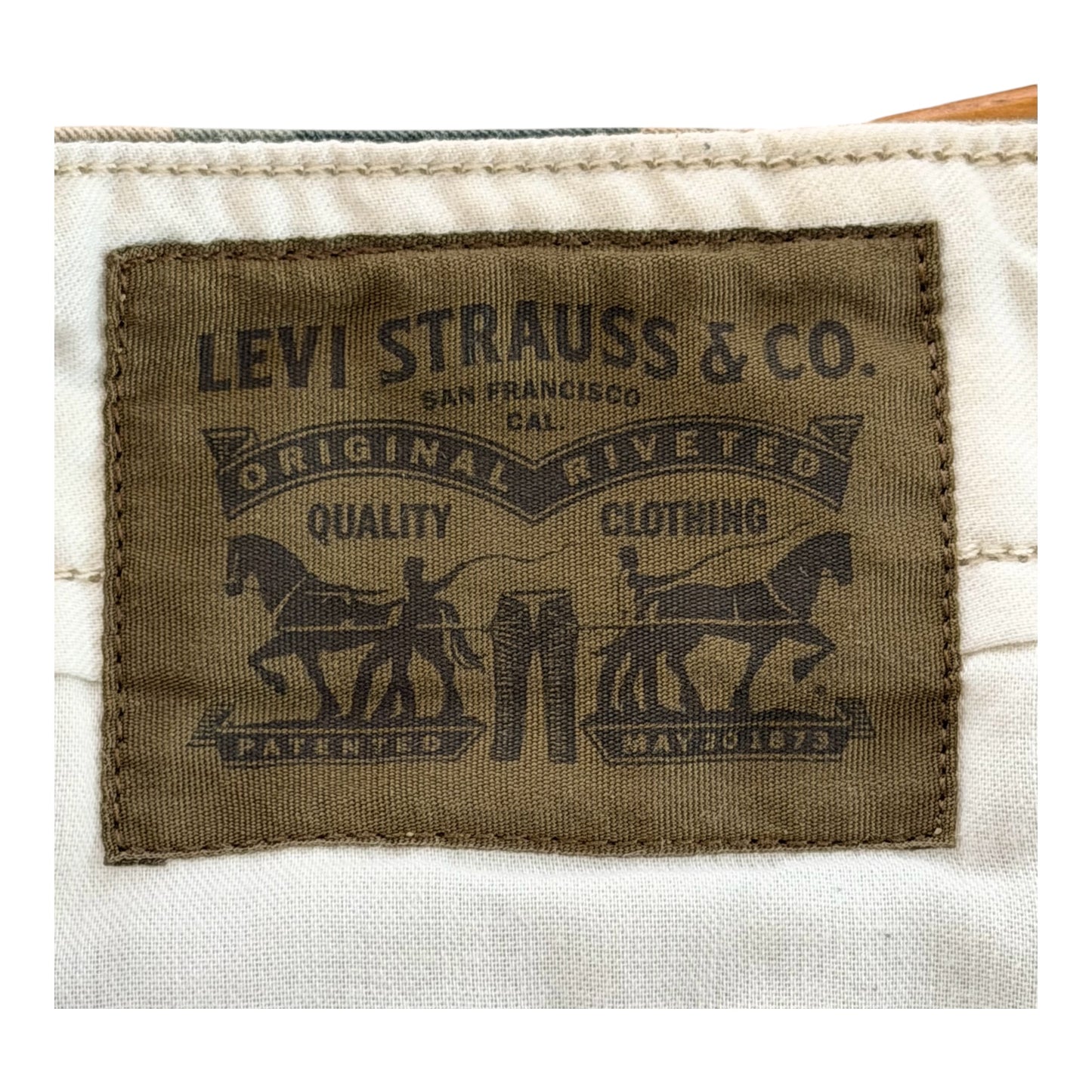 Vintage Levi’s Camouflage Cotton Camo Pants, 38W 30L