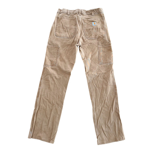 Vintage Carhartt Carpenter Tan Fade Workwear Pants, 32W 32L