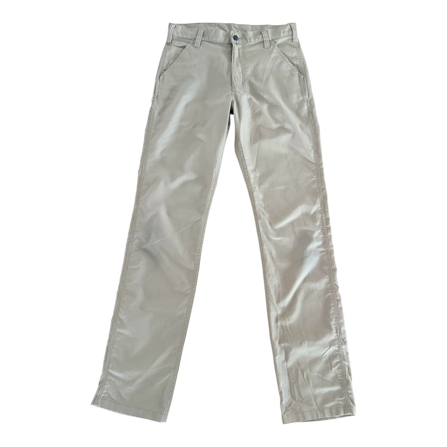 Vintage Carhartt Relaxed Fit Beige Workwear Pants, 33W 36L