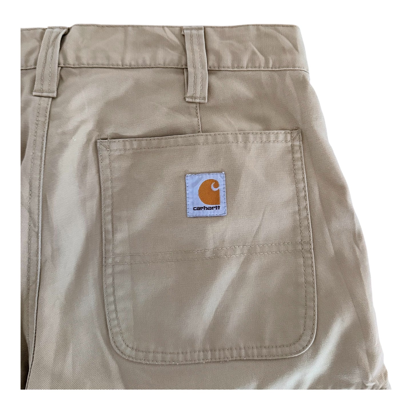 Vintage Carhartt Relaxed Fit Beige Workwear Pants, 33W 36L