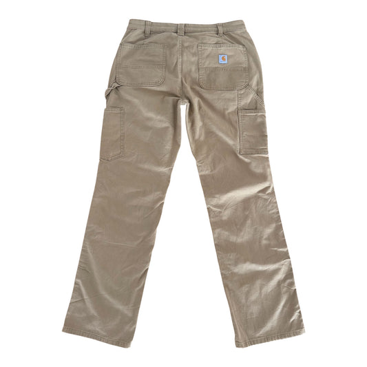 Vintage Carhartt Original Fit Beige Workwear Pants, 32W