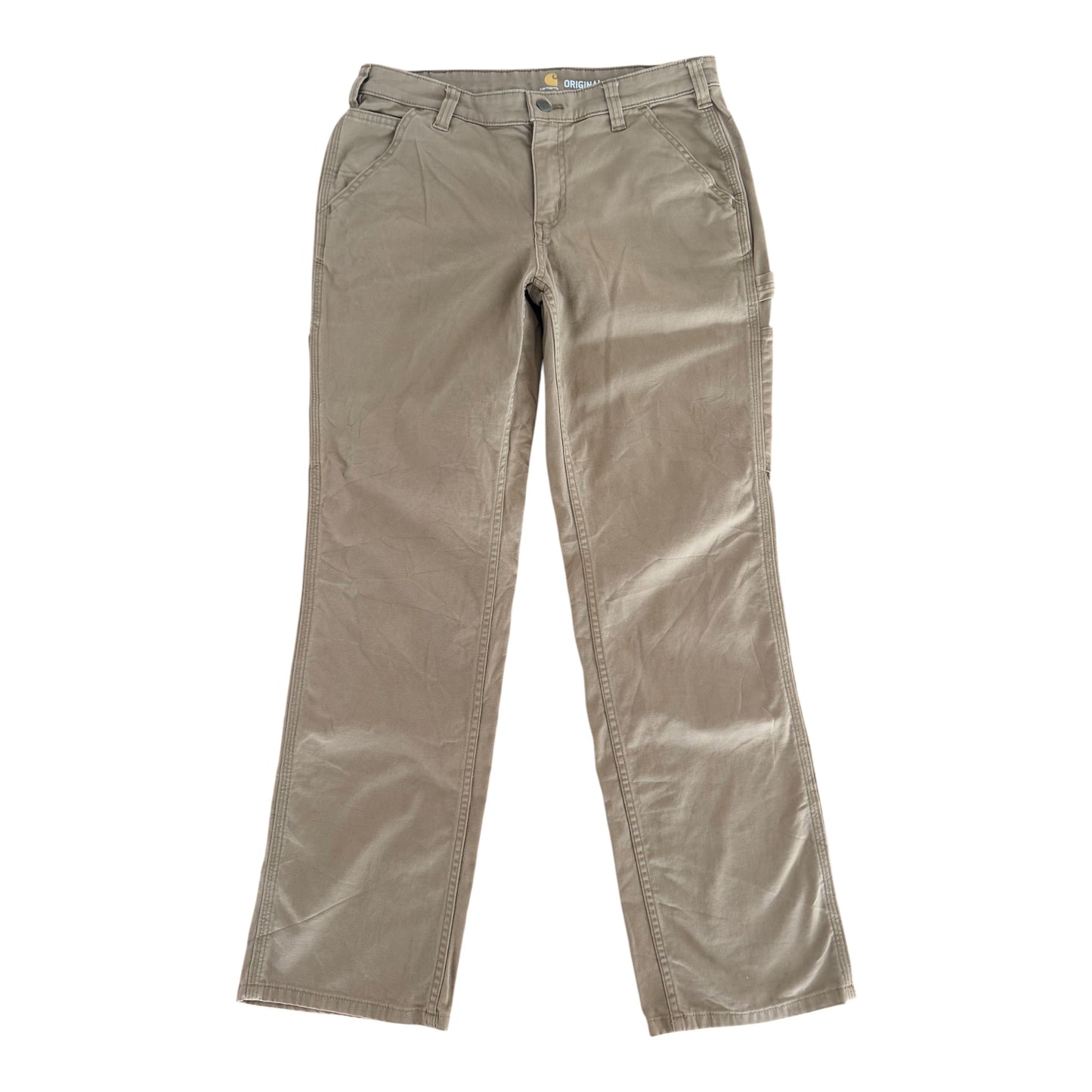 Vintage Carhartt Original Fit Beige Workwear Pants, 32W
