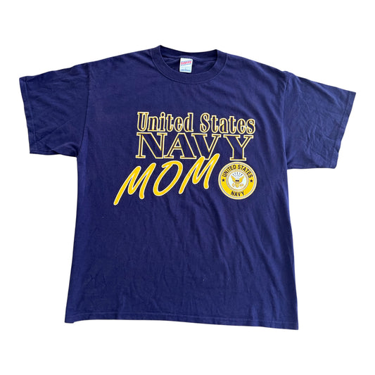 Vintage United States Navy Mom T-Shirt, Large