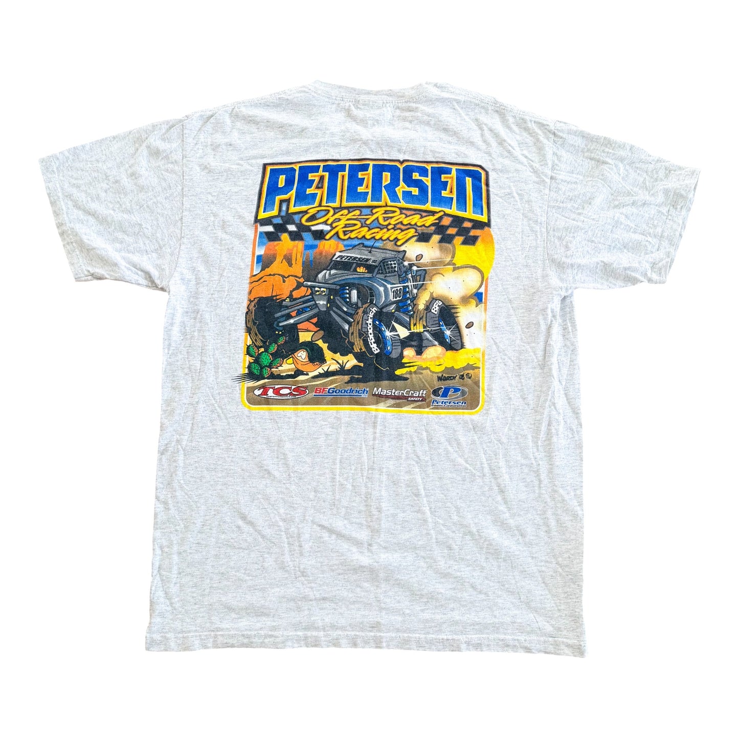 Vintage Petersen Off-Road Racing Baja 500 T-Shirt, XL