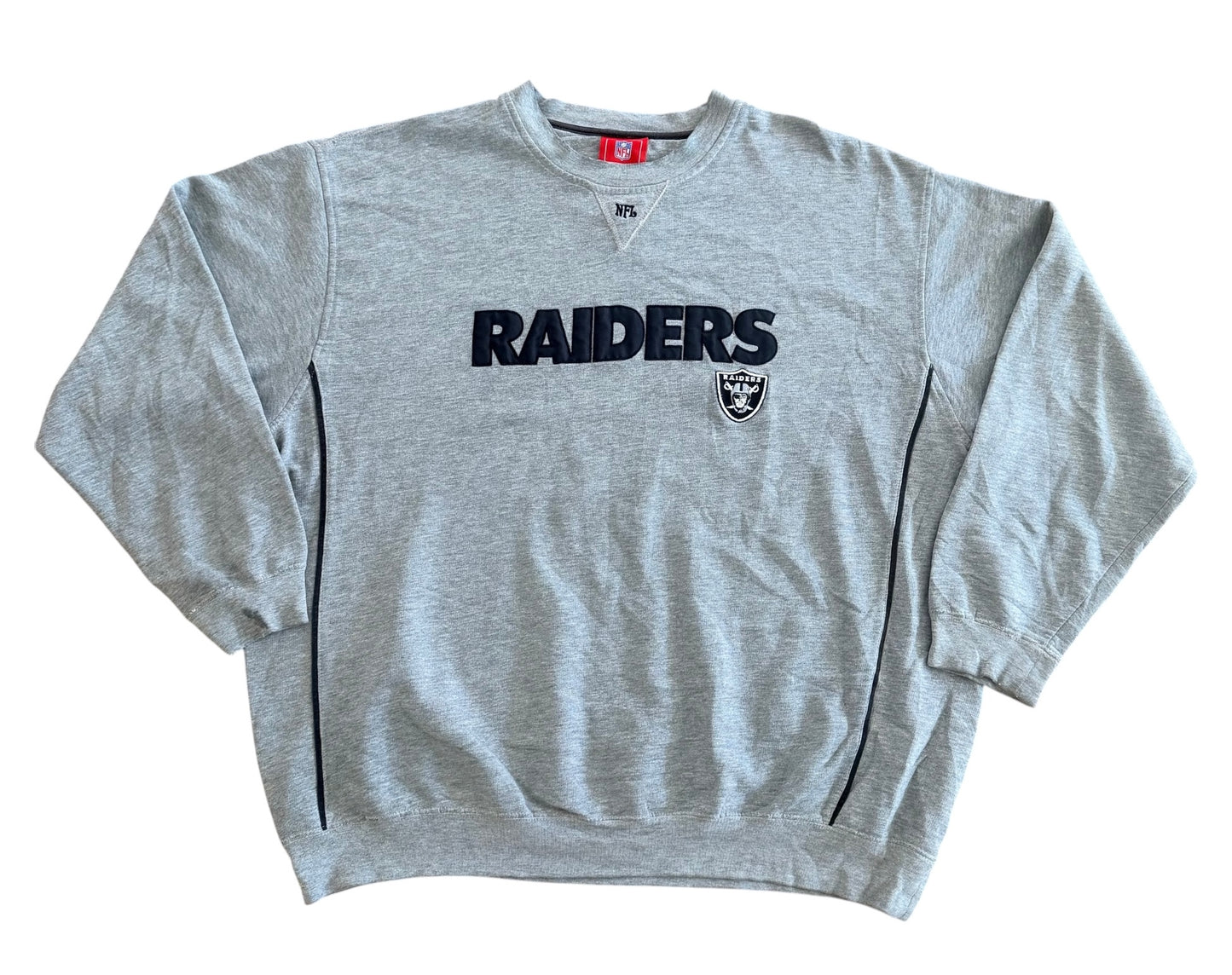 Vintage Oakland Raiders Embroidered NFL Sweatshirt, XL