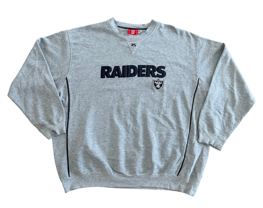 Vintage Oakland Raiders Embroidered NFL Sweatshirt, XL