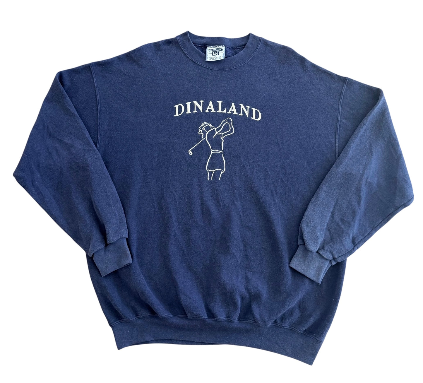 Vintage Dinaland Embroidered Lee Sweatshirt, XL