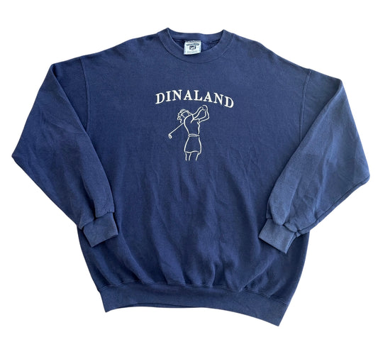 Vintage Dinaland Embroidered Lee Sweatshirt, XL