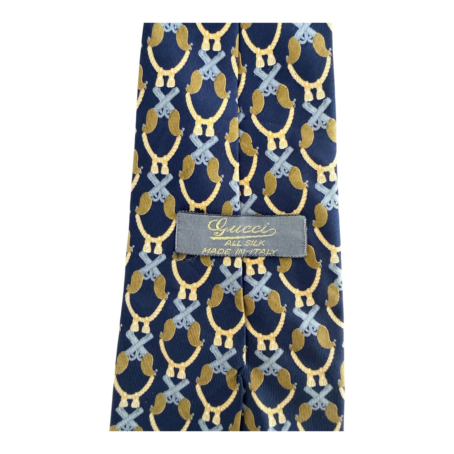 Vintage Gucci Monogram Silk Tie