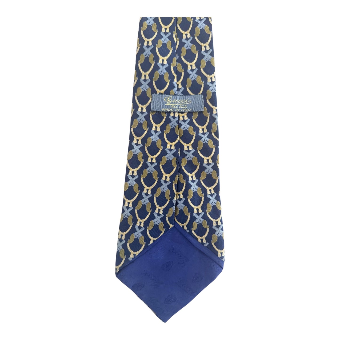 Vintage Gucci Monogram Silk Tie
