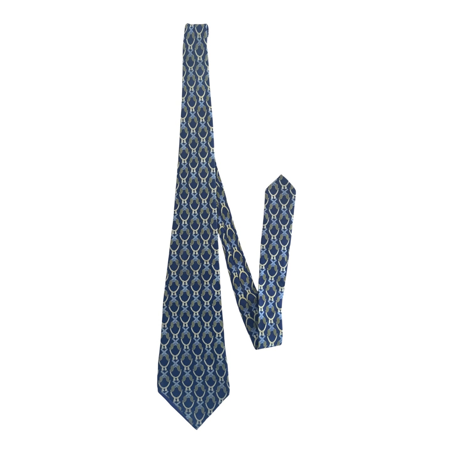 Vintage Gucci Monogram Silk Tie