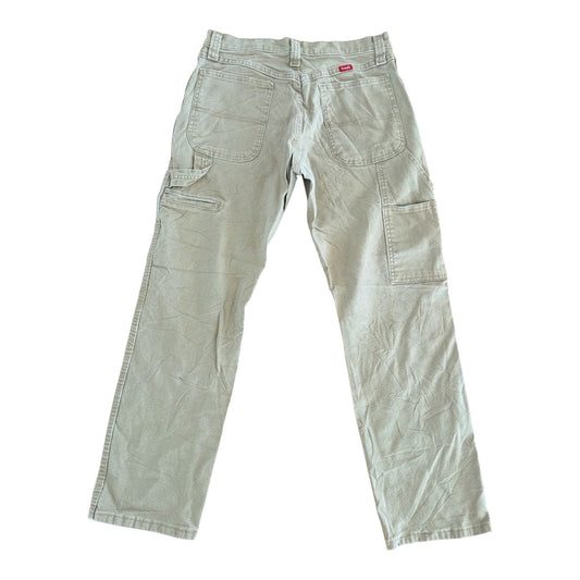 Wrangler Carpenter Beige Work Pants, 30W 30L