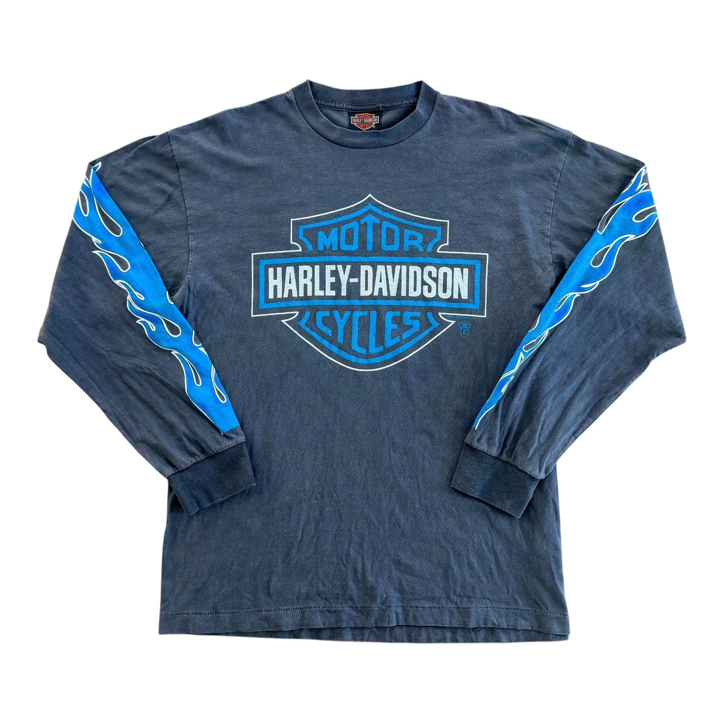 Harley-Davidson Flame Sleeve Long Sleeve T-Shirt, XL