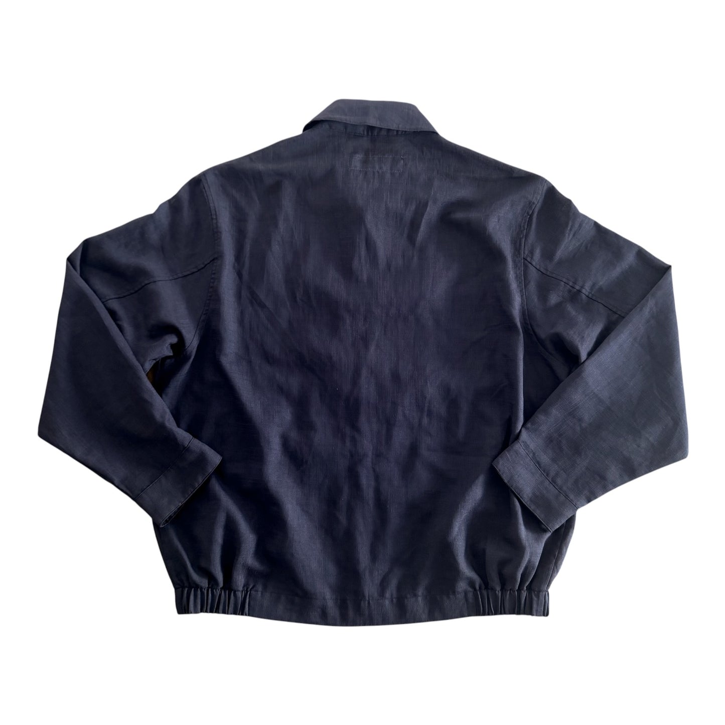 Vintage Yves Saint Laurent Lightweight Collared Jacket, Black, Medium