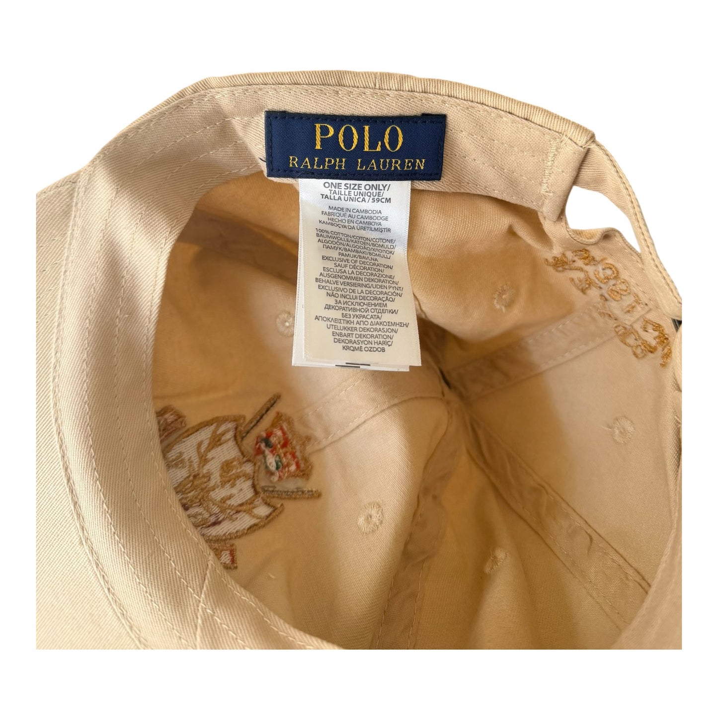 Polo Ralph Lauren Crest Embroidered Baseball Cap One Size