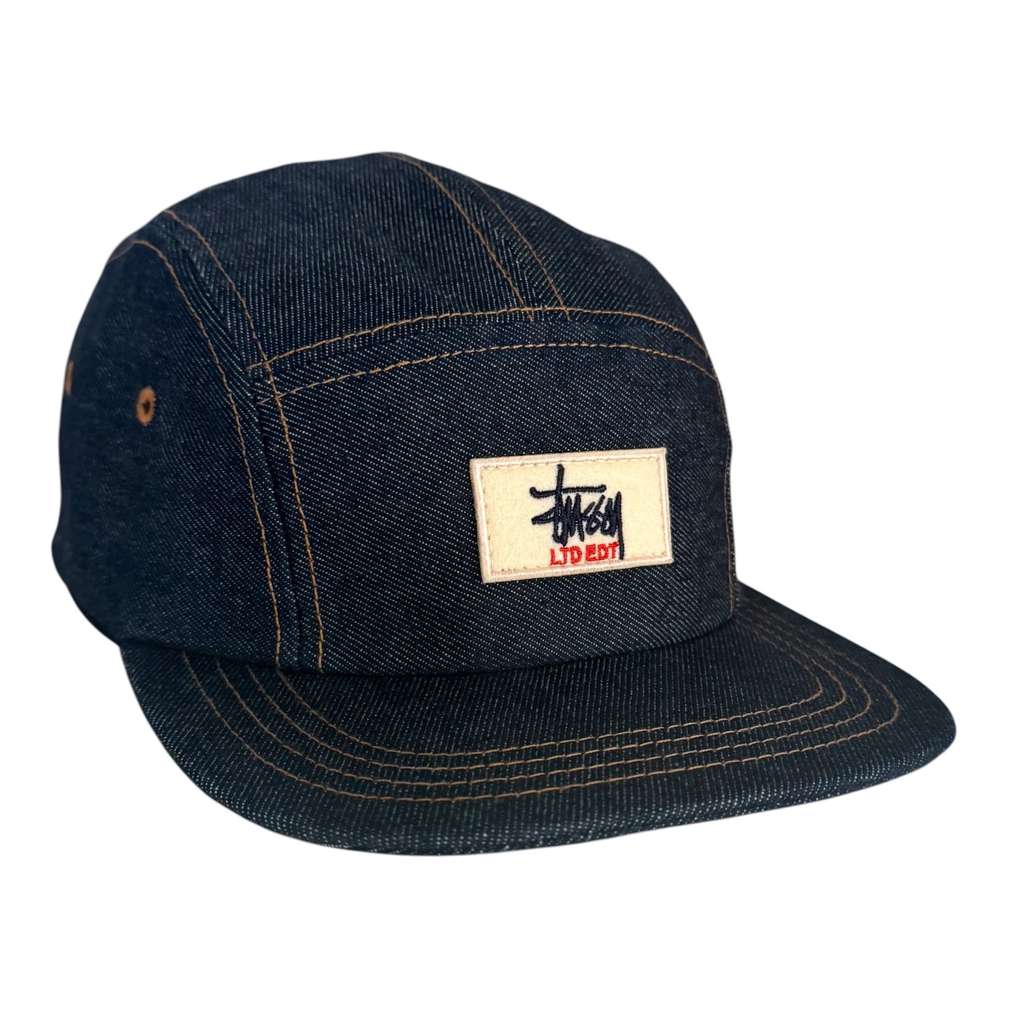 Stussy LTD EDT Made in USA Denim Five Panel Cap