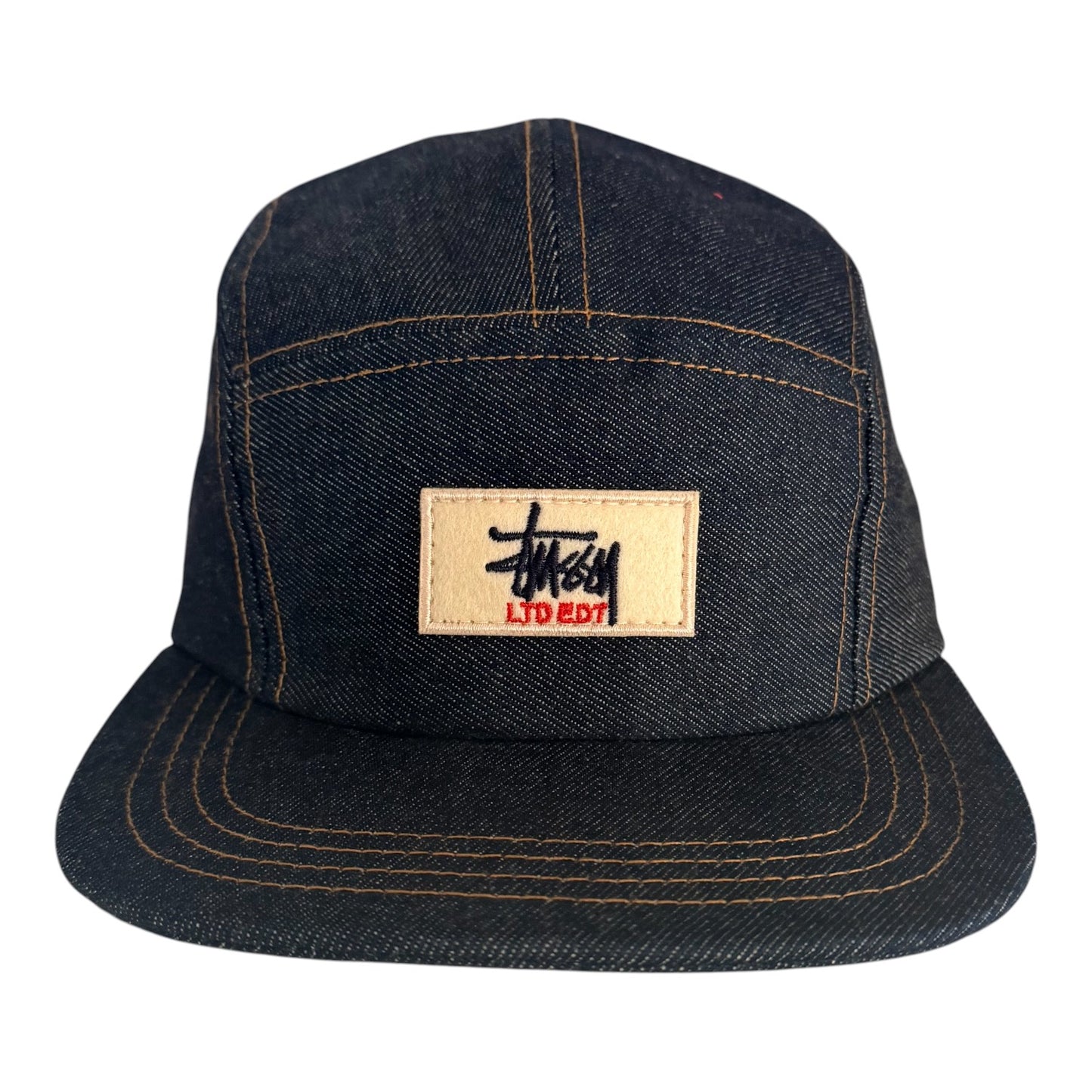 Stussy LTD EDT Made in USA Denim Five Panel Cap