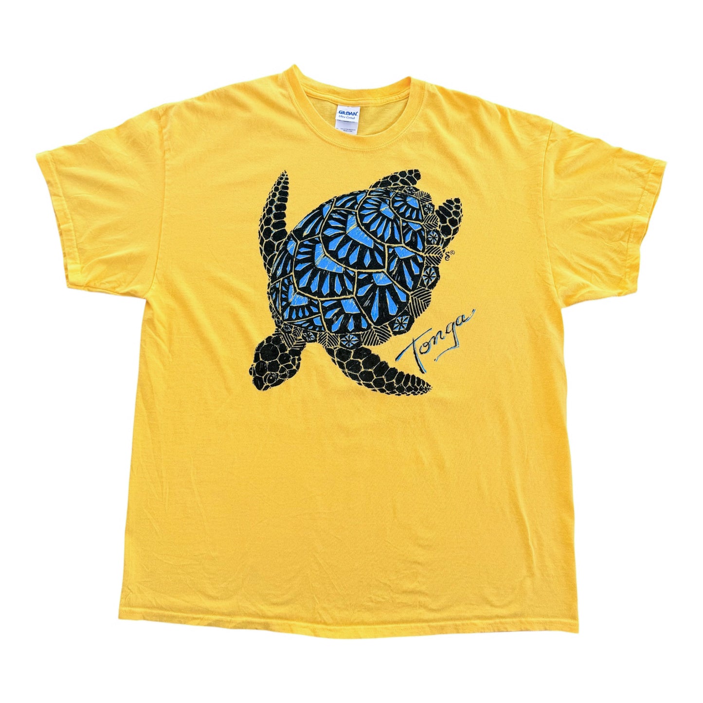 2000s Tonga Sea Turtle Tourist T-Shirt XL
