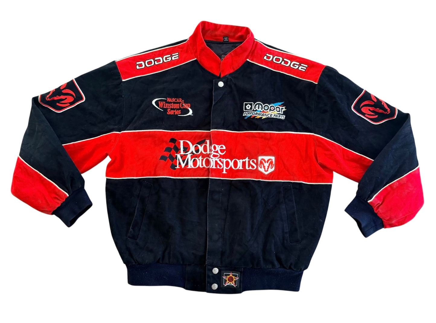 Vintage Dodge Motorsports Mopar NASCAR Winston Cup Racing Jacket, Medium