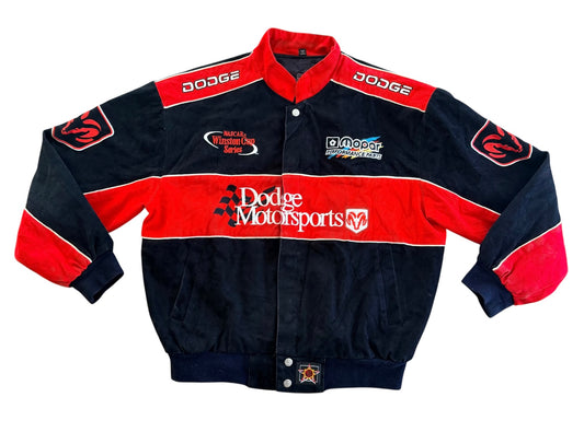 Vintage Dodge Motorsports Mopar NASCAR Winston Cup Racing Jacket, Medium
